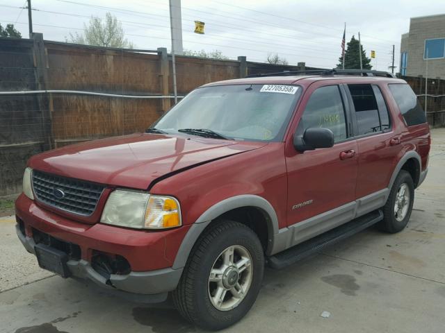 1FMZU73E72ZB32694 - 2002 FORD EXPLORER X RED photo 2