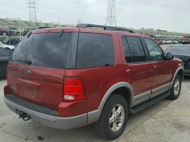 1FMZU73E72ZB32694 - 2002 FORD EXPLORER X RED photo 4