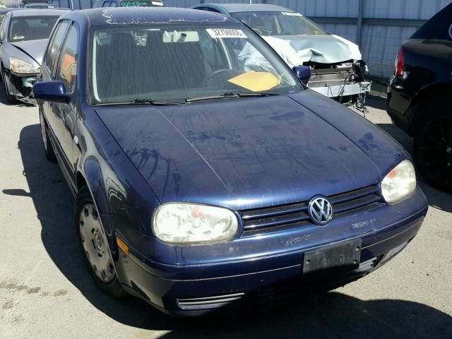 9BWFL61J344017519 - 2004 VOLKSWAGEN GOLF GL BLUE photo 1