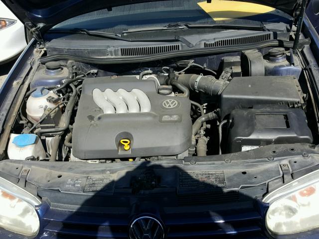 9BWFL61J344017519 - 2004 VOLKSWAGEN GOLF GL BLUE photo 7