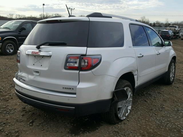 1GKKVSKD5HJ148175 - 2017 GMC ACADIA LIM WHITE photo 4