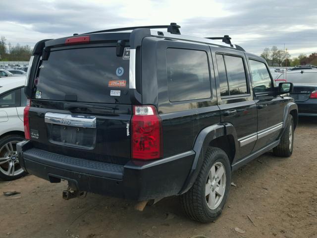 1J8HG58NX8C155864 - 2008 JEEP COMMANDER BLACK photo 4