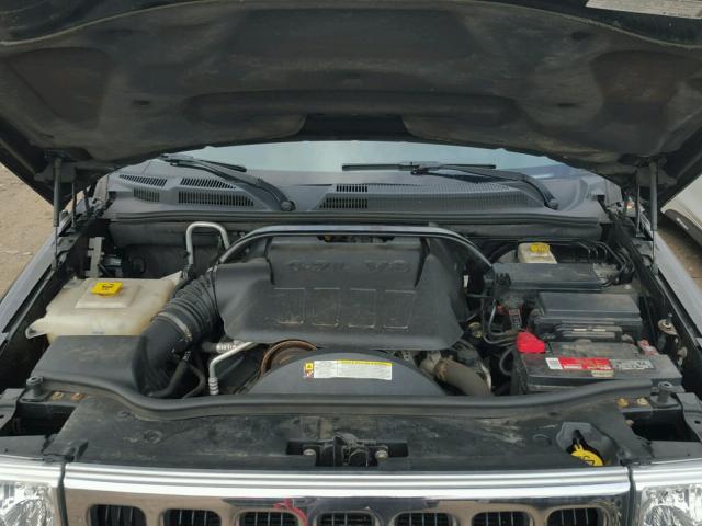 1J8HG58NX8C155864 - 2008 JEEP COMMANDER BLACK photo 7