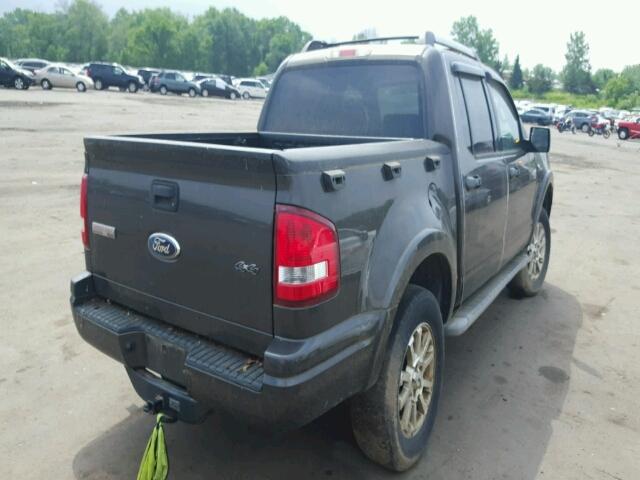 1FMEU53807UA16884 - 2007 FORD EXPLORER S BROWN photo 4