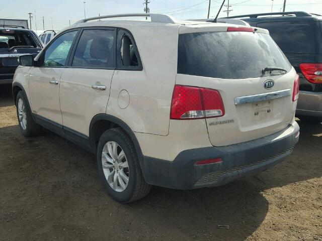 5XYKTDA24BG079449 - 2011 KIA SORENTO BA TAN photo 3