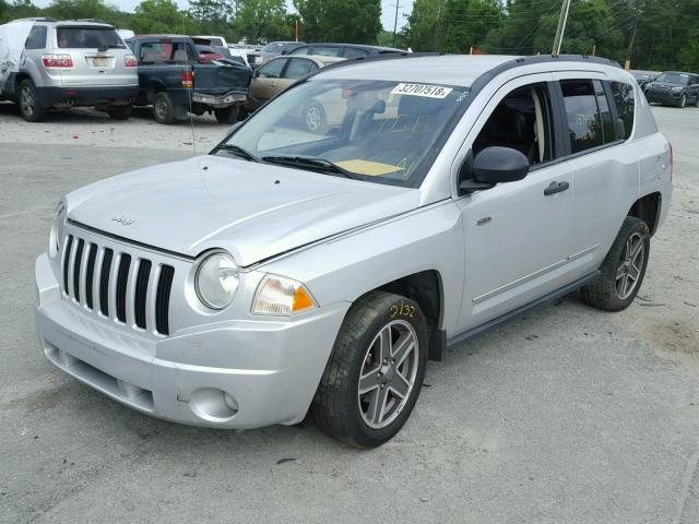 1J4FF47B89D249329 - 2009 JEEP COMPASS SP SILVER photo 2