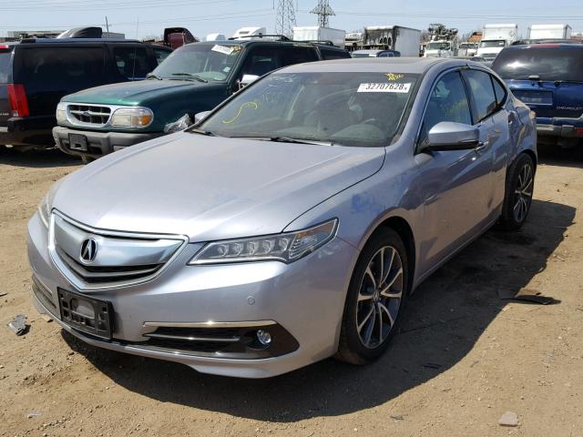 19UUB2F75FA017246 - 2015 ACURA TLX ADVANC SILVER photo 2