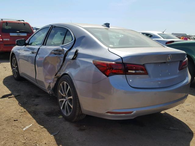 19UUB2F75FA017246 - 2015 ACURA TLX ADVANC SILVER photo 3