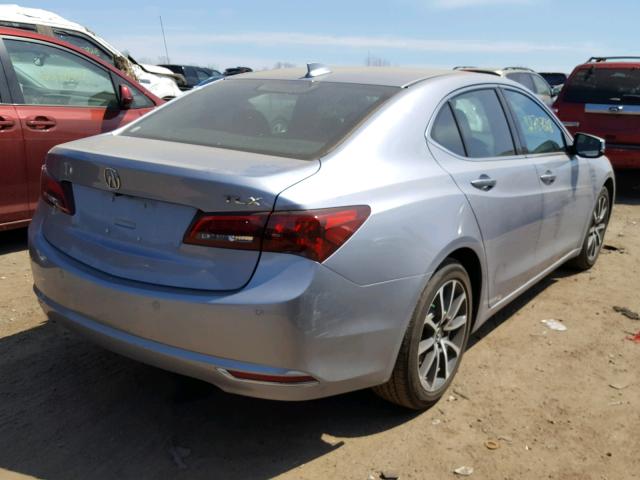 19UUB2F75FA017246 - 2015 ACURA TLX ADVANC SILVER photo 4