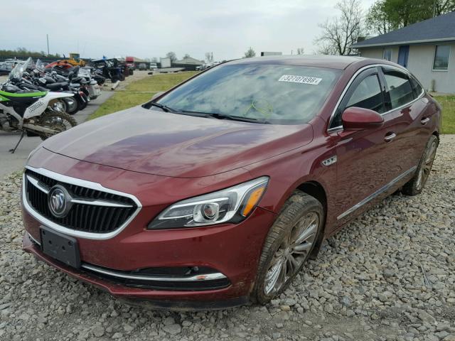 1G4ZR5SS5HU157807 - 2017 BUICK LACROSSE P MAROON photo 2