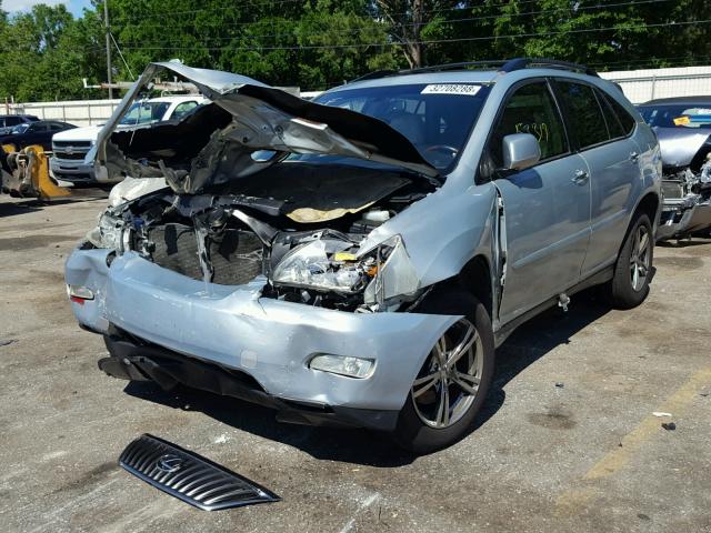 JTJGK31U880015057 - 2008 LEXUS RX350 SILVER photo 2