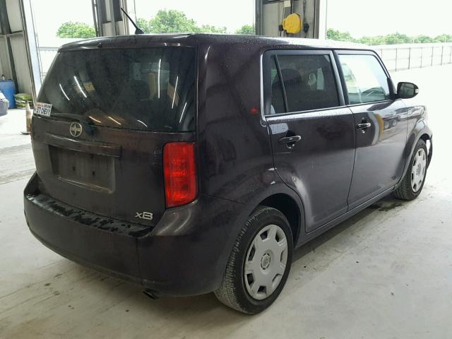 JTLKE50E181024594 - 2008 TOYOTA SCION XB BROWN photo 4