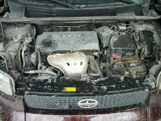 JTLKE50E181024594 - 2008 TOYOTA SCION XB BROWN photo 7