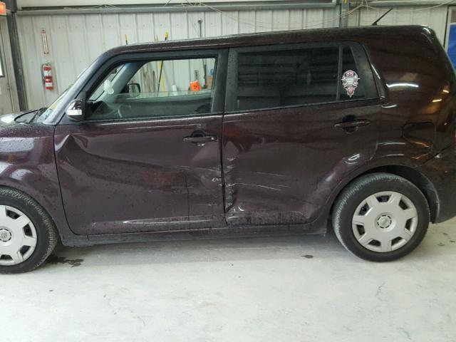 JTLKE50E181024594 - 2008 TOYOTA SCION XB BROWN photo 9