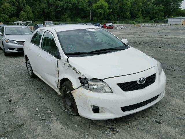 1NXBU4EE2AZ380280 - 2010 TOYOTA COROLLA BA WHITE photo 1