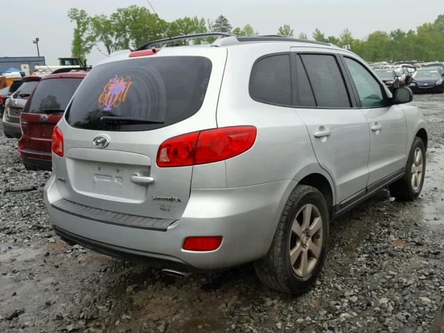 5NMSH13E17H032383 - 2007 HYUNDAI SANTA FE S SILVER photo 4