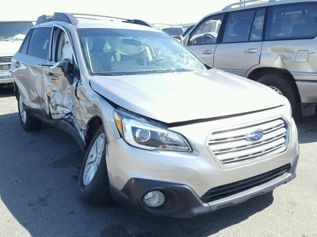 4S4BSACC7F3341865 - 2015 SUBARU OUTBACK 2. TAN photo 1