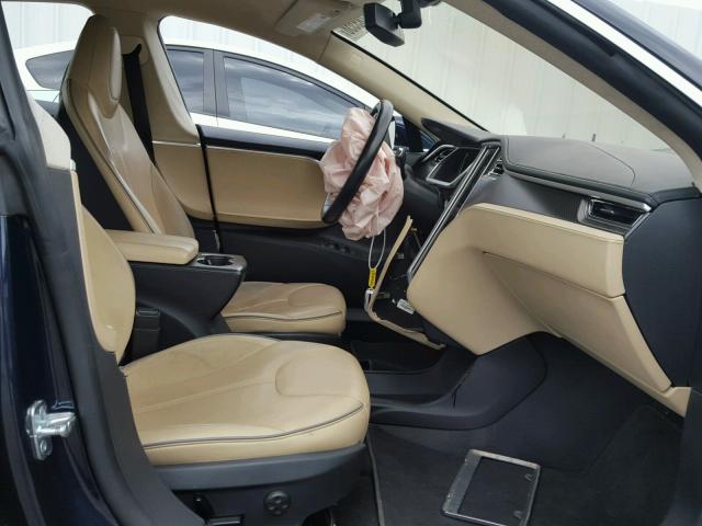 5YJSA1CP0CFP02958 - 2012 TESLA MODEL S Կապույտ լուսանկար 5