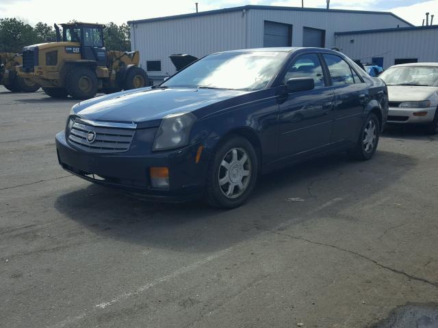 1G6DM577740104421 - 2004 CADILLAC CTS BLUE photo 2