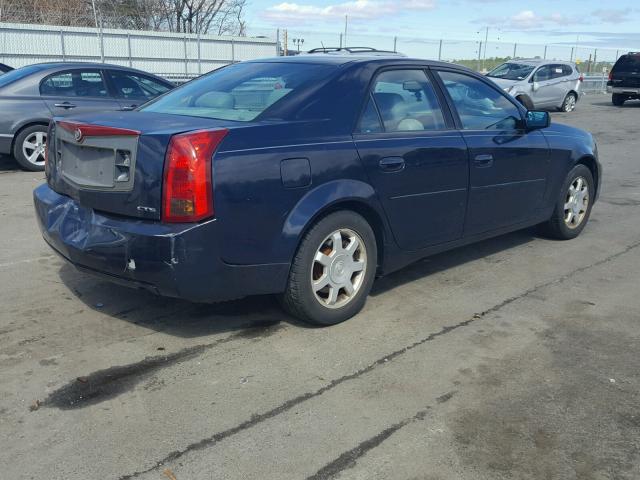 1G6DM577740104421 - 2004 CADILLAC CTS BLUE photo 4