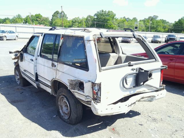 1GNCS13W4R0182674 - 1994 CHEVROLET BLAZER S10 WHITE photo 3