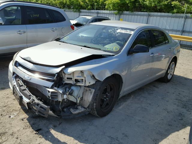 1G1ZA5E05AF183249 - 2010 CHEVROLET MALIBU LS ვერცხლისფერი ფოტო 2