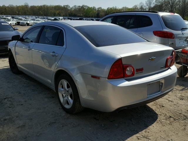 1G1ZA5E05AF183249 - 2010 CHEVROLET MALIBU LS ვერცხლისფერი ფოტო 3