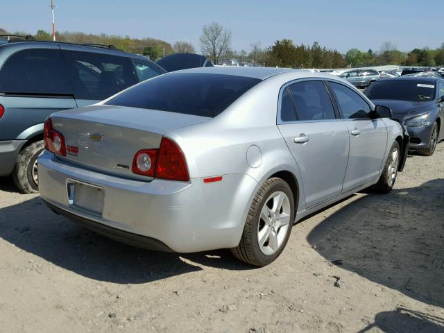 1G1ZA5E05AF183249 - 2010 CHEVROLET MALIBU LS ვერცხლისფერი ფოტო 4