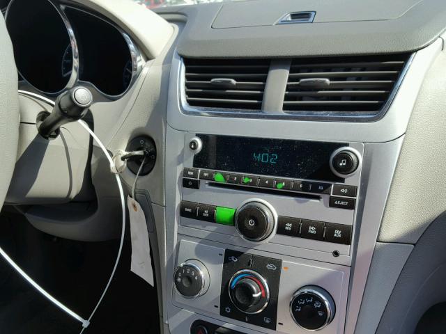 1G1ZA5E05AF183249 - 2010 CHEVROLET MALIBU LS ვერცხლისფერი ფოტო 9