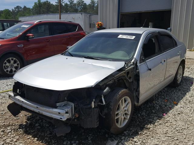 3FAHP0GA7CR408132 - 2012 FORD FUSION S SILVER photo 2