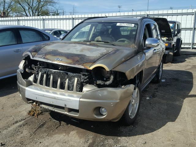1J8FF47W18D734248 - 2008 JEEP COMPASS SP BEIGE photo 2