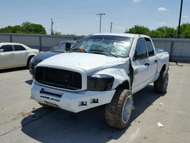 3D7KS28D58G228174 - 2008 DODGE RAM 2500 S WHITE photo 2