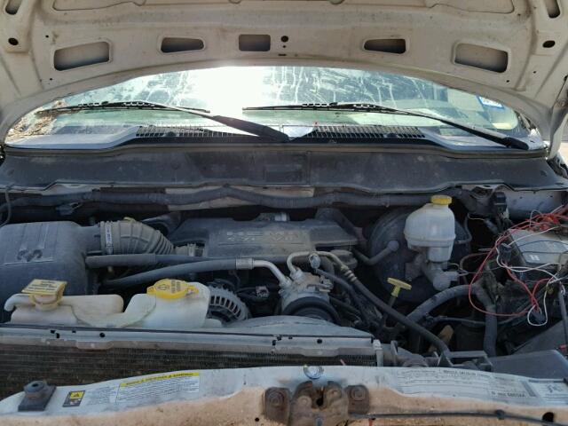 3D7KS28D58G228174 - 2008 DODGE RAM 2500 S WHITE photo 7