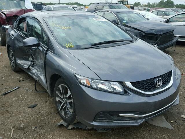 2HGFB2F83DH500105 - 2013 HONDA CIVIC GRAY photo 1