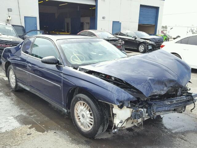 2G1WW12E6Y9346426 - 2000 CHEVROLET MONTE CARL 蓝色 照片 1