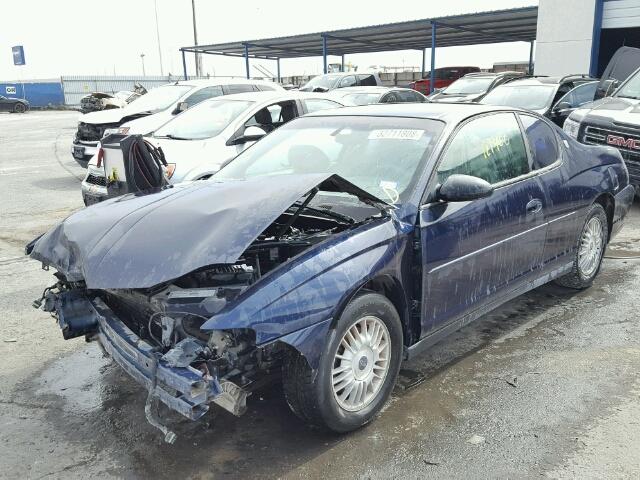 2G1WW12E6Y9346426 - 2000 CHEVROLET MONTE CARL 蓝色 照片 2