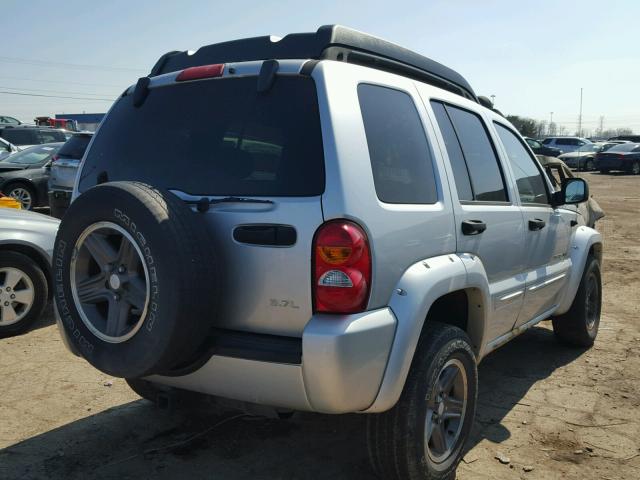 1J4GL38K53W682561 - 2003 JEEP LIBERTY RE SILVER photo 4