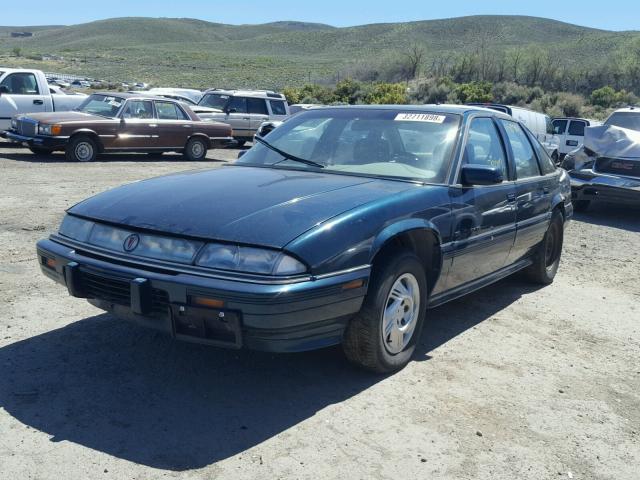 1G2WJ52M4SF273175 - 1995 PONTIAC GRAND PRIX GREEN photo 2