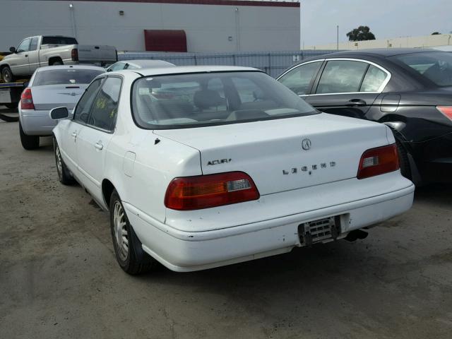 JH4KA7669RC004987 - 1994 ACURA LEGEND L WHITE photo 3