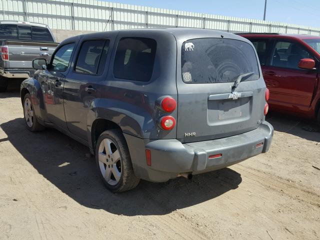 3GNDA13D98S600420 - 2008 CHEVROLET HHR LS GRAY photo 3