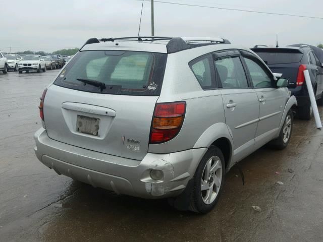 5Y2SL62844Z405768 - 2004 PONTIAC VIBE SILVER photo 4