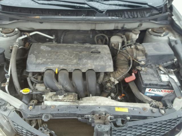 5Y2SL62844Z405768 - 2004 PONTIAC VIBE SILVER photo 7