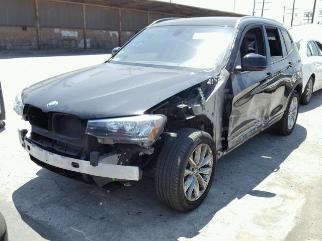 5UXWZ7C57H0U47564 - 2017 BMW X3 SDRIVE2 BLACK photo 2
