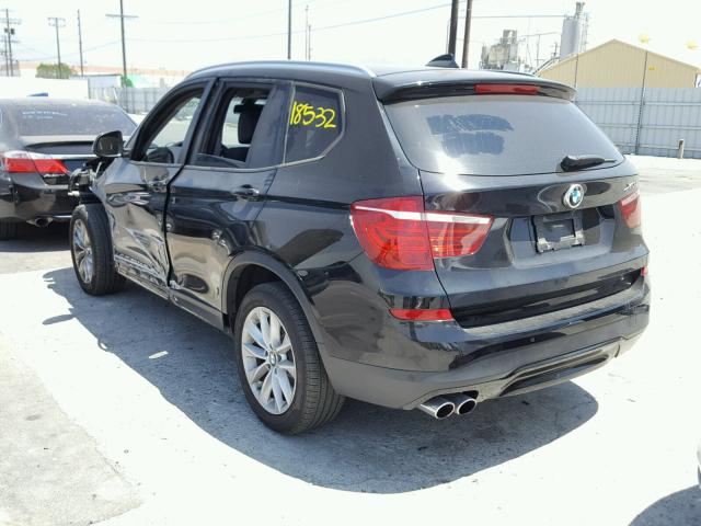 5UXWZ7C57H0U47564 - 2017 BMW X3 SDRIVE2 BLACK photo 3
