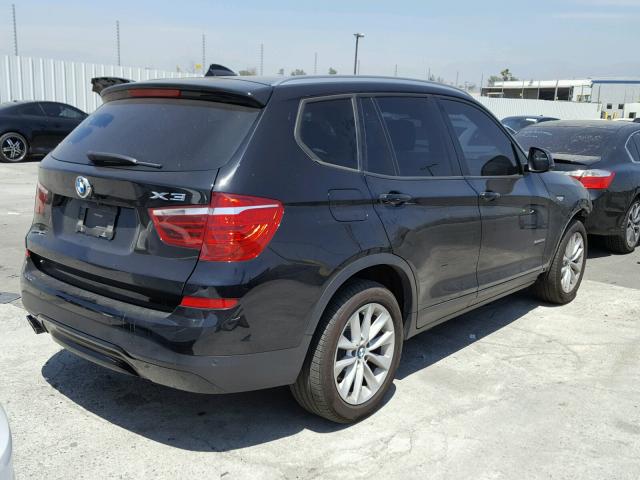 5UXWZ7C57H0U47564 - 2017 BMW X3 SDRIVE2 BLACK photo 4