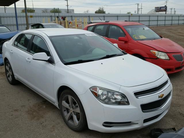 1G1ZC5EU4BF158017 - 2011 CHEVROLET MALIBU 1LT WHITE photo 1