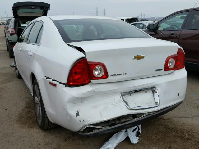 1G1ZC5EU4BF158017 - 2011 CHEVROLET MALIBU 1LT WHITE photo 3