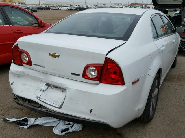 1G1ZC5EU4BF158017 - 2011 CHEVROLET MALIBU 1LT WHITE photo 4