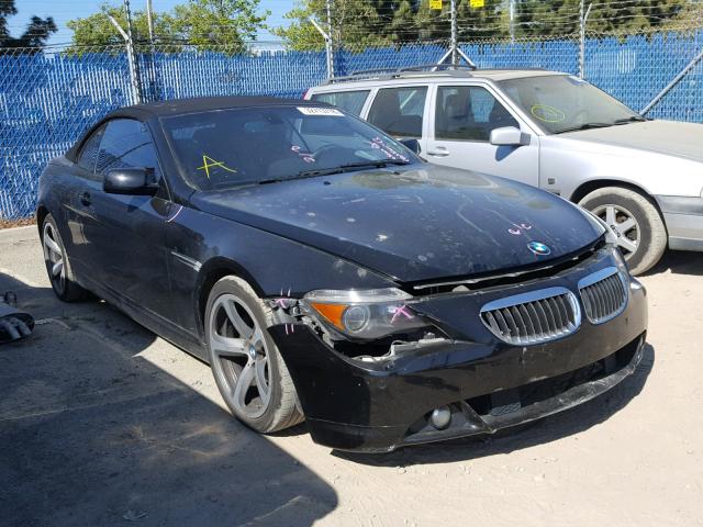 WBAEK13567CN84553 - 2007 BMW 650 I BLACK photo 1