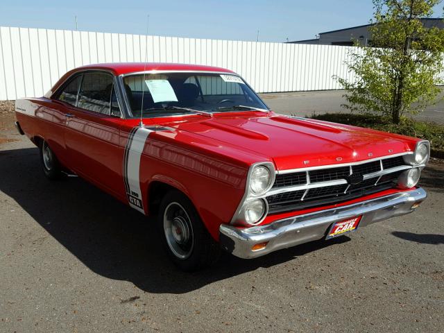 7K42S180123 - 1967 FORD FAIRLANE G RED photo 1